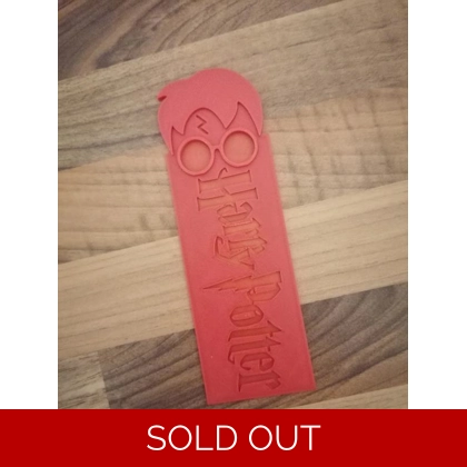 Harry Potter 3D Printed Bookmark ( RED )